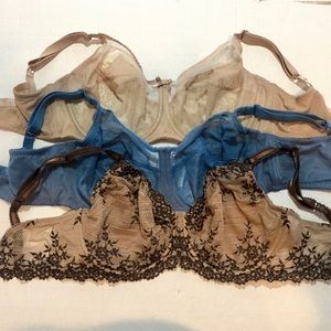 Wacoal BRAS LOT of 3